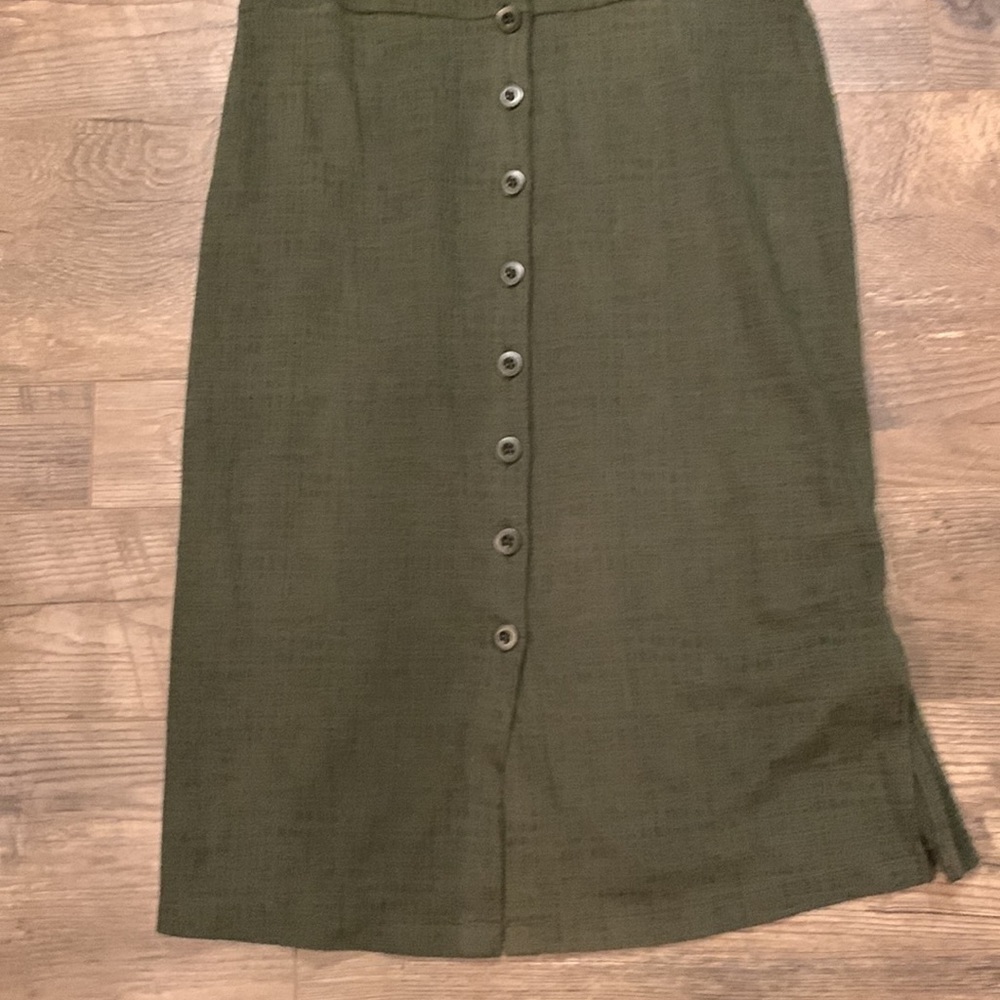 Madewell Texture And Thread Button Front Tank Dre… - image 5